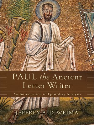 cover image of Paul the Ancient Letter Writer
